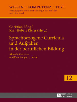 cover image of Sprachbezogene Curricula und Aufgaben in der beruflichen Bildung